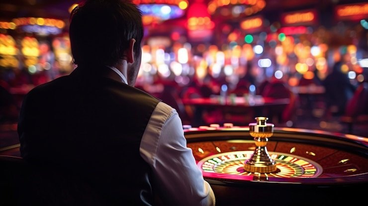Ilustrasi pemain menjaga akun dan memanfaatkan kode promo dalam permainan yang aman